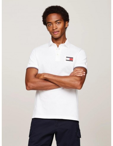 Polo Tommy Hilfiger blanc sélection de produits