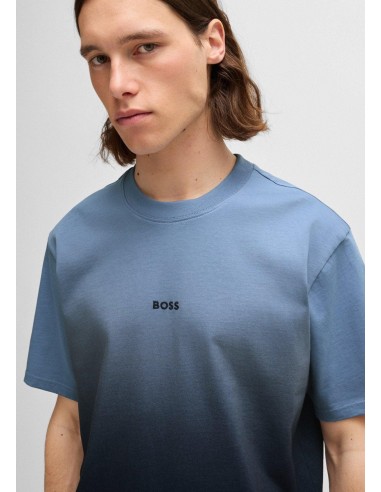 T-Shirt BOSS bleu de pas cher