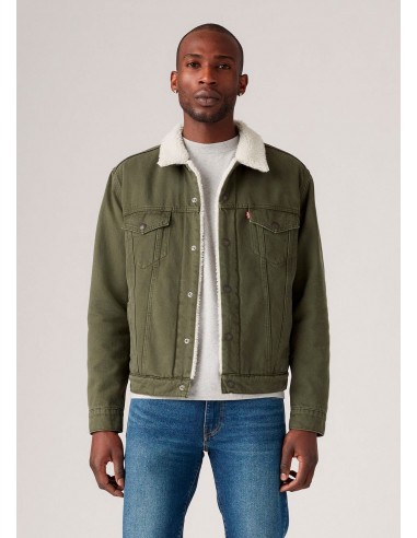 Veste Sherpa Levi's® kaki 50% de réduction en Octobre 2024