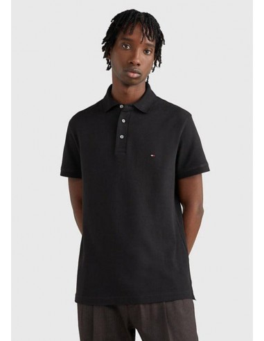 Polo Tommy Hilfiger noir Amélioration de cerveau avec