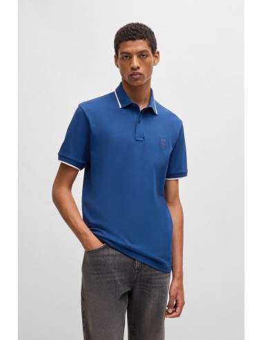 Polo BOSS bleu pas cher chine