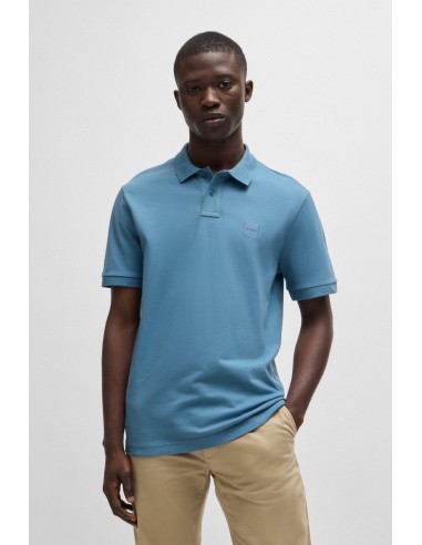 Polo BOSS bleu de technologie