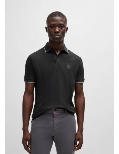 Polo BOSS noir Pour