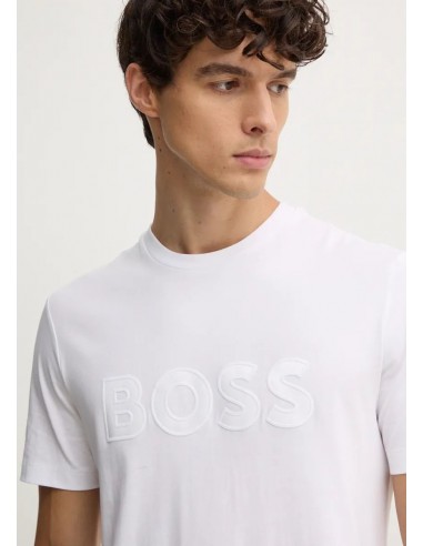 T-Shirt BOSS blanc 50% de réduction en Octobre 2024