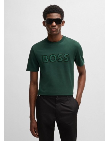 T-Shirt BOSS vert pas cher