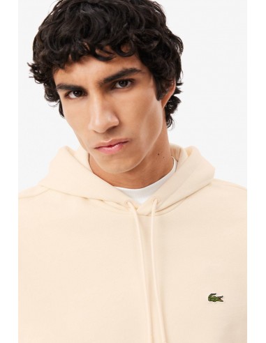 Sweat à capuche Lacoste beige Dans la société mordern