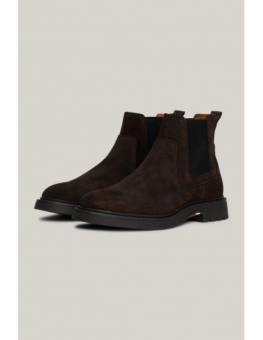 Boots Tommy Hilfiger marron la colonne vertébrale