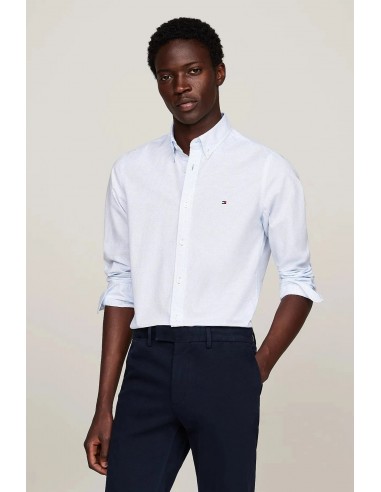 Chemise à motifs Tommy Hilfiger bleue Le MVP de beaucoup