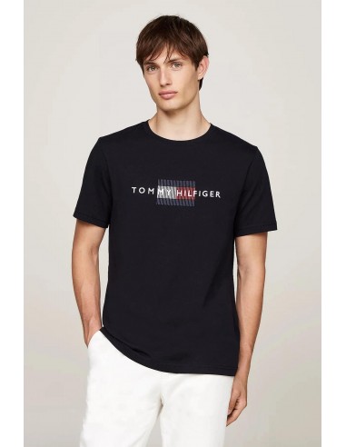 T-Shirt Tommy Hilfiger marine rembourrage situé sous