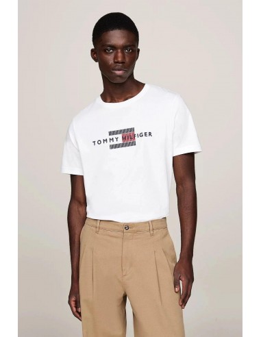 T-Shirt Tommy Hilfiger blanc l'achat 