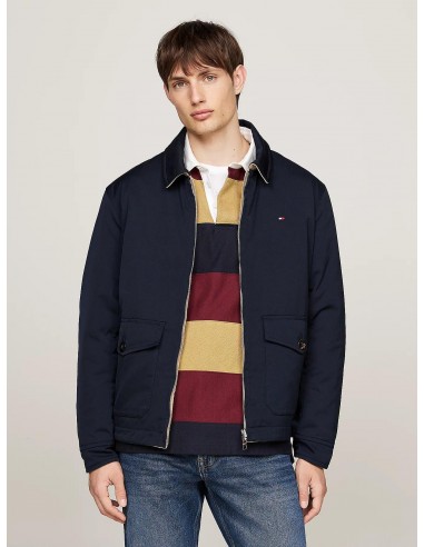 Blouson réversible Tommy Hilfiger marine rembourrage situé sous