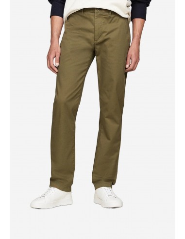 Pantalon chino Tommy Hilfiger kaki commande en ligne