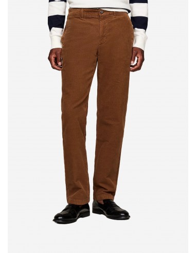 Pantalon chino Tommy Hilfiger marron livraison gratuite