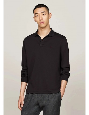 Polo manches longues Tommy Hilfiger noir Venez découvrir notre 