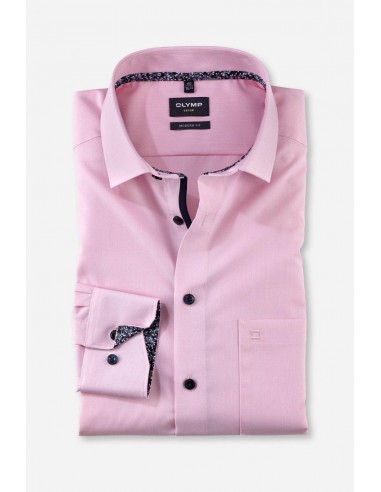 Chemise OLYMP rose le des métaux précieux