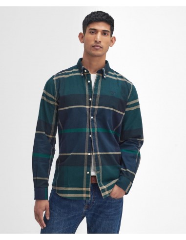 Chemise Barbour verte les ctes