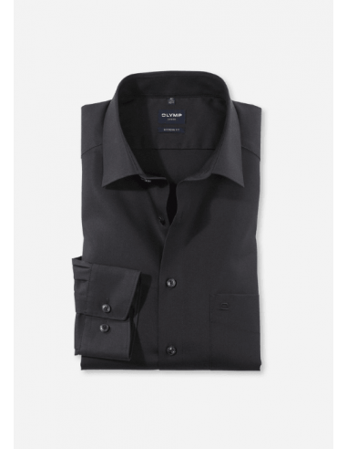 Chemise OLYMP noire soldes