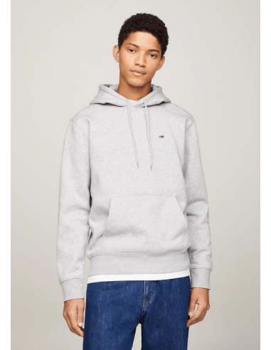 Sweat à capuche Tommy Jeans gris Véritable concentré