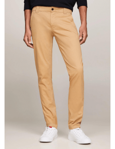 Pantalon chino Tommy Jeans beige Le MVP de beaucoup