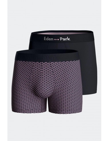 Lot de 2 boxers Eden Park roses et noirs de votre